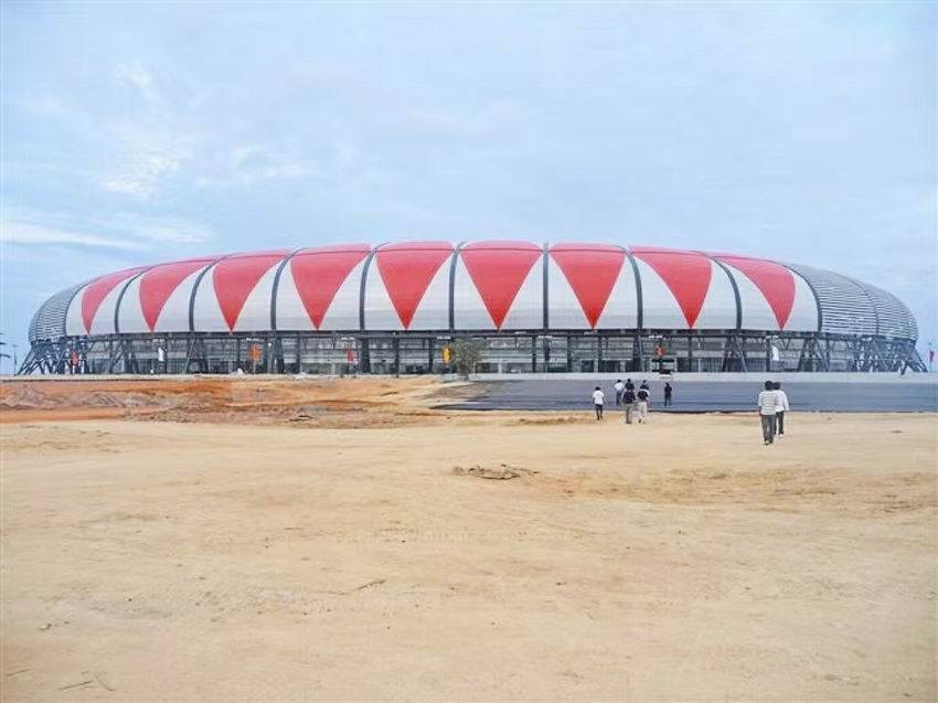 罗安达体育场部分工程