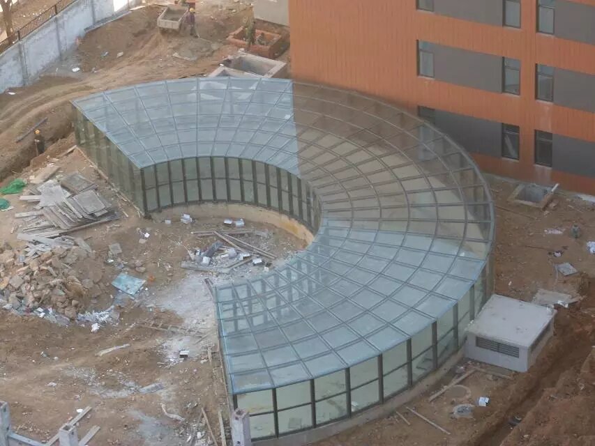 昌平万科车道雨棚